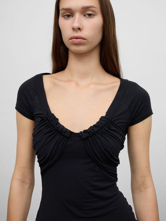 Morgan De Toi Cap Sleeve Top 