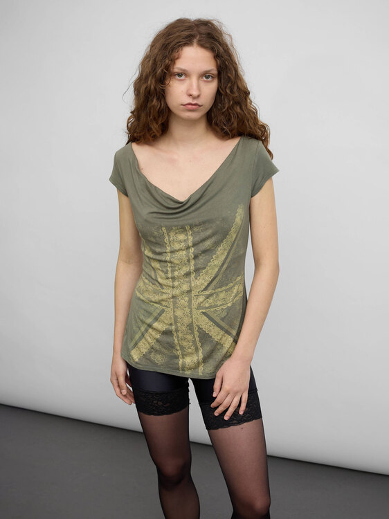 Punkyfish Cap Sleeve Top 