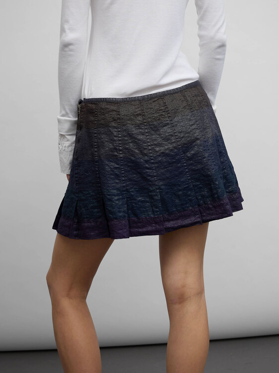 E-Play Pleated Mini Skirt 