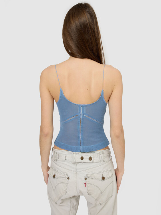 Plein Sud Mesh Camisole Top 