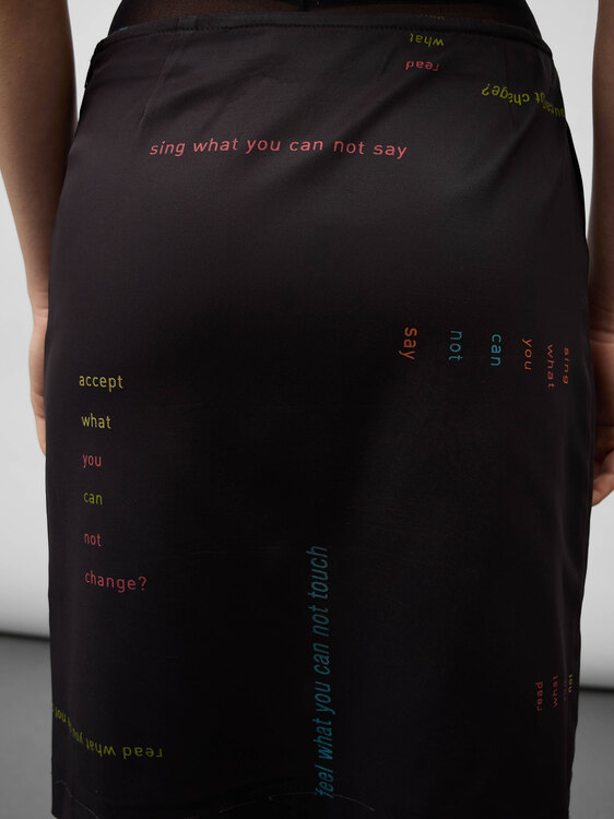 Moschino Black Midi Skirt 