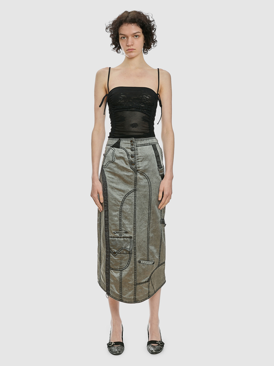 Deconstructed Maxi Skirt 