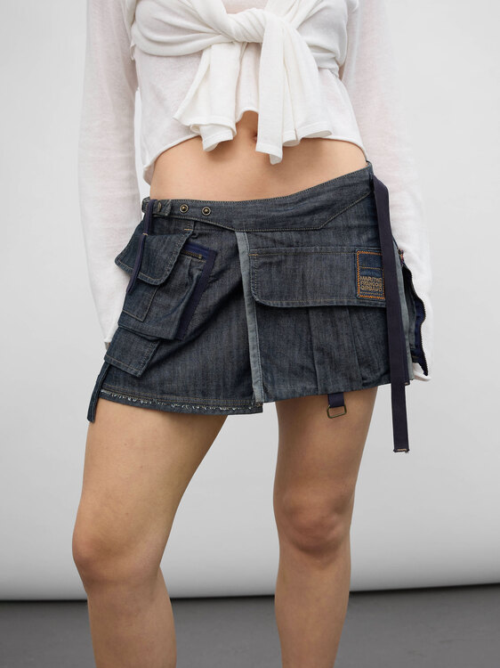 Girbaud Denim Mini Skirt 