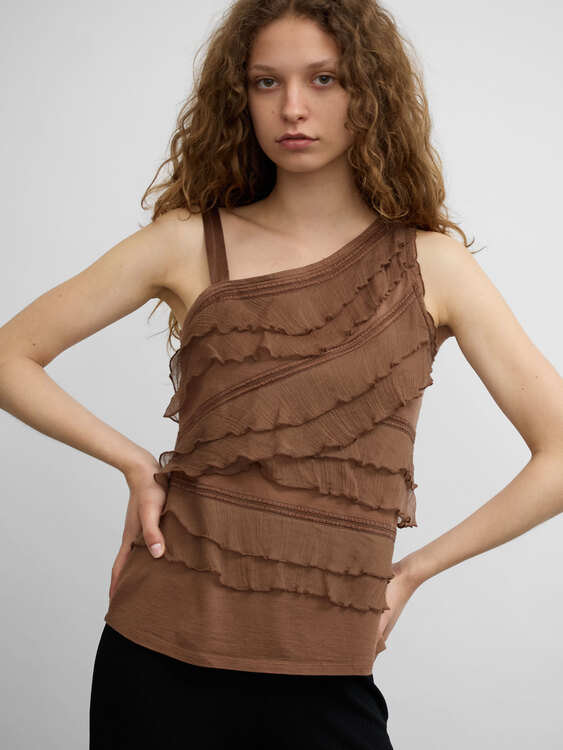 Adolfo Dominguez Asymmetrical Top 