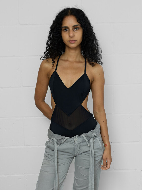 Extē Black Bodysuit 