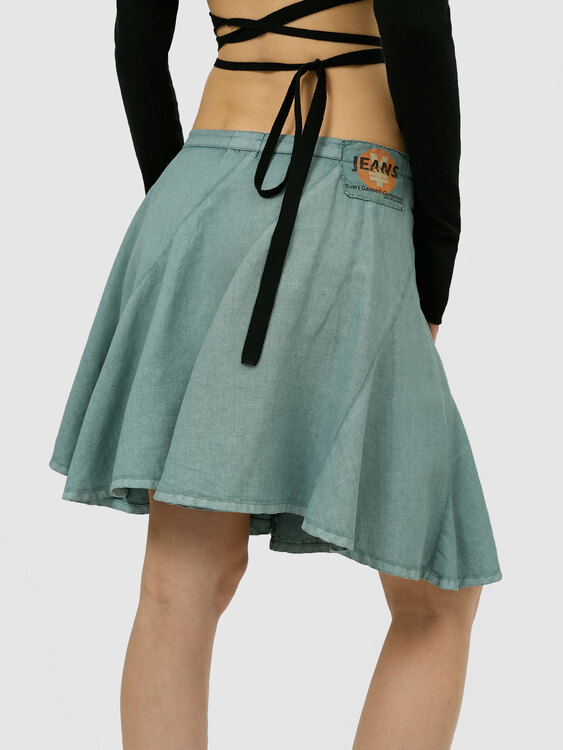 Michiko Koshino Linen Skirt 