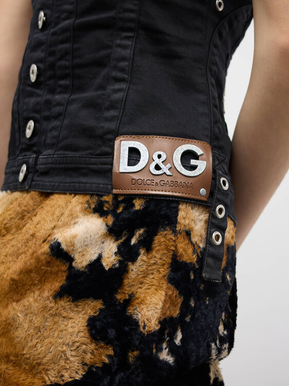 Dolce & Gabbana Denim Bustier 