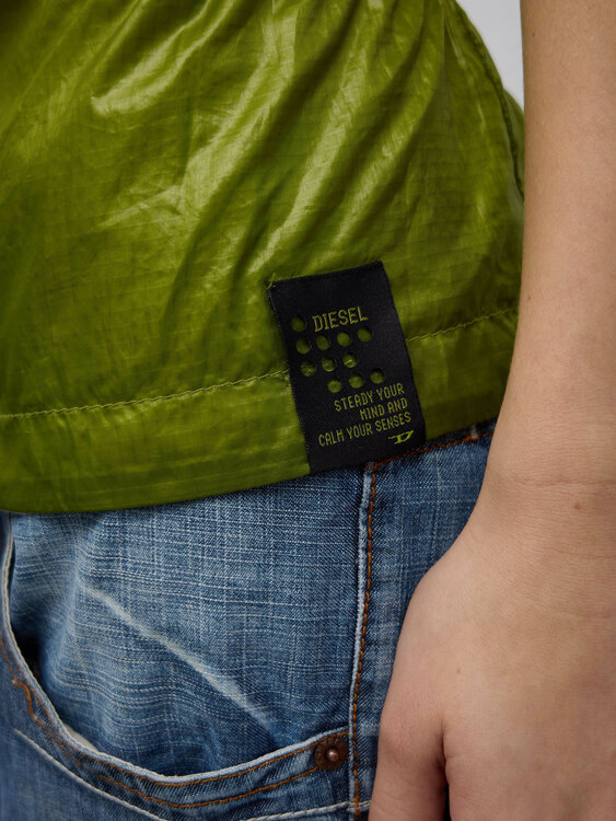 Diesel Apple Green Gathered Vest 