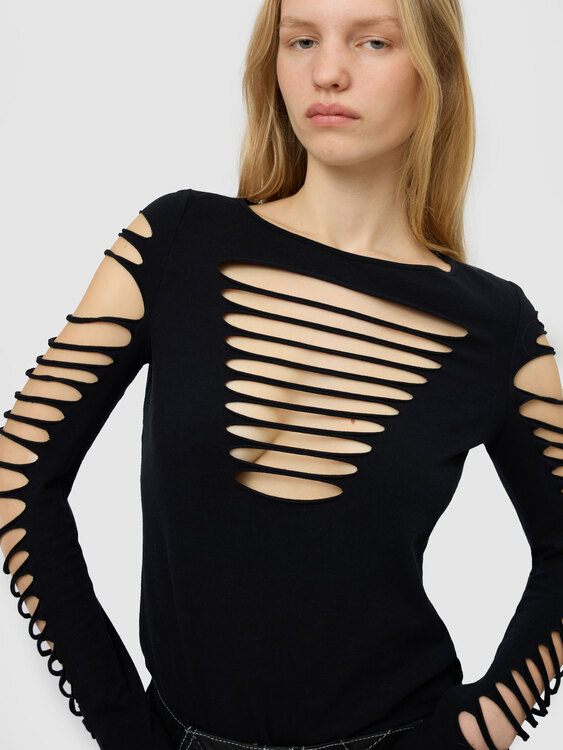 Extē Cutout Blouse 