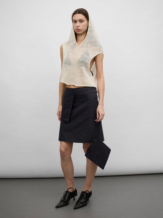 Miu Miu Detachable Pockets Skirt 