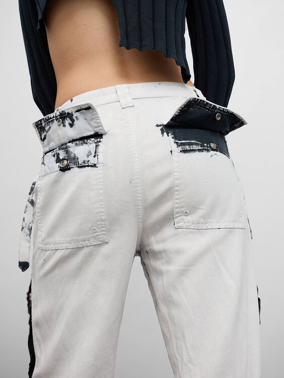 Nolita Coated Cargo Trousers 