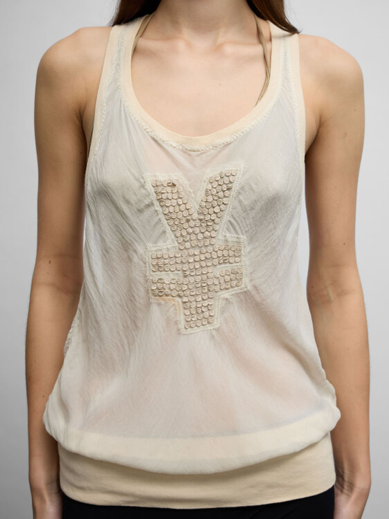Michiko Koshino Silk Tank Top 