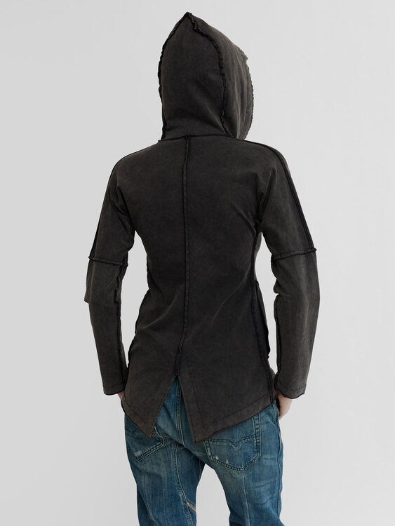 Cop Copine Acid Wash Hoodie 