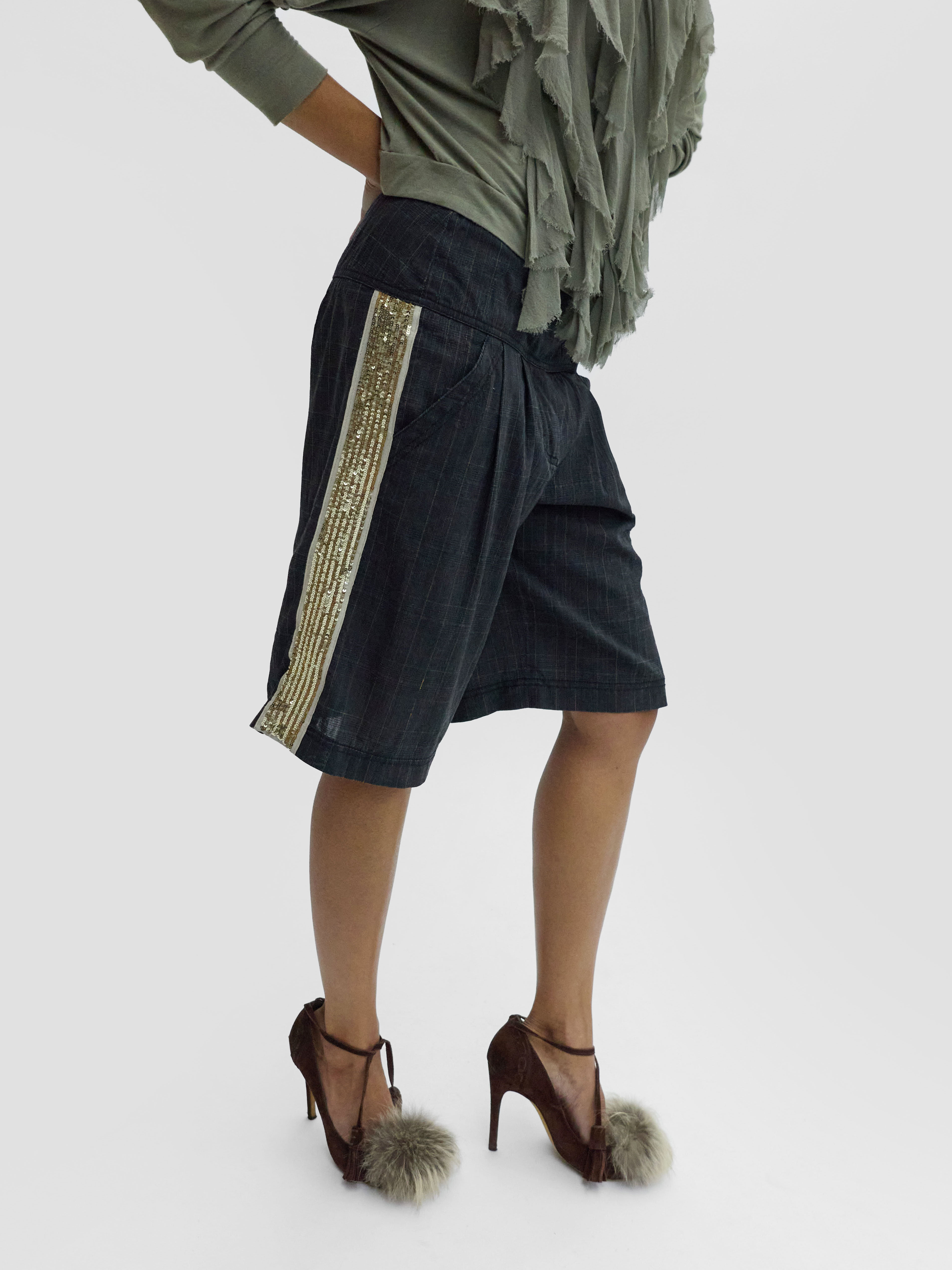 Patrizia Pepe Checkered Shorts 