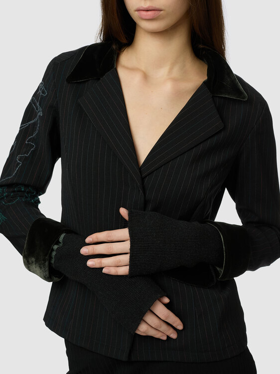 Michiko Koshino Pinstripe Blazer 