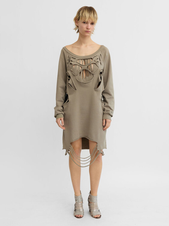 Ann-Sofie Back Cutout Longsleeve Dress 