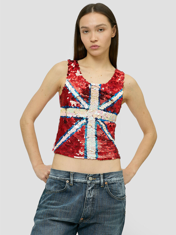 Morgan Union Jack Tank Top 