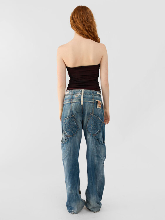 Michiko Koshino Double Waist Jeans 