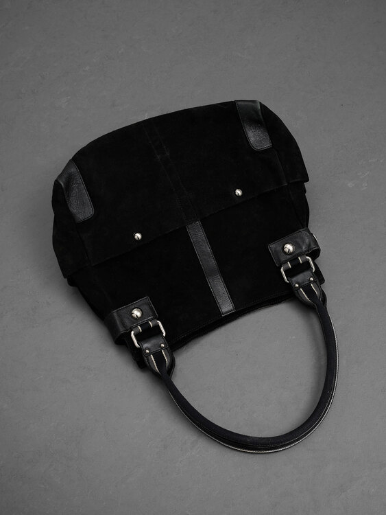 4US Suede Shoulder Bag 