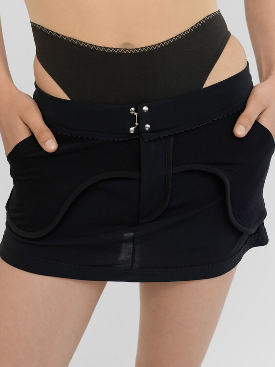 Nolita Inside Out Effect Mini Skirt 