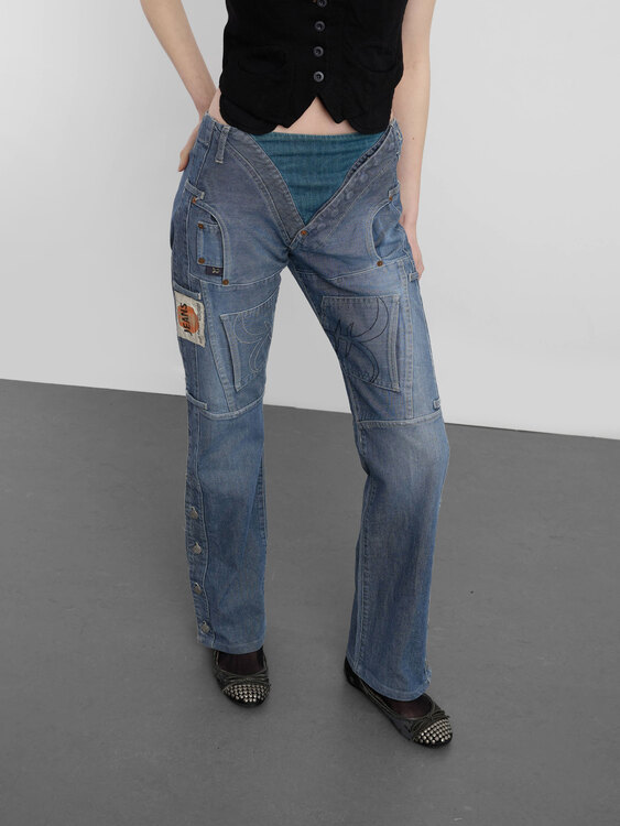 Michiko Koshino Deconstructed Jeans 