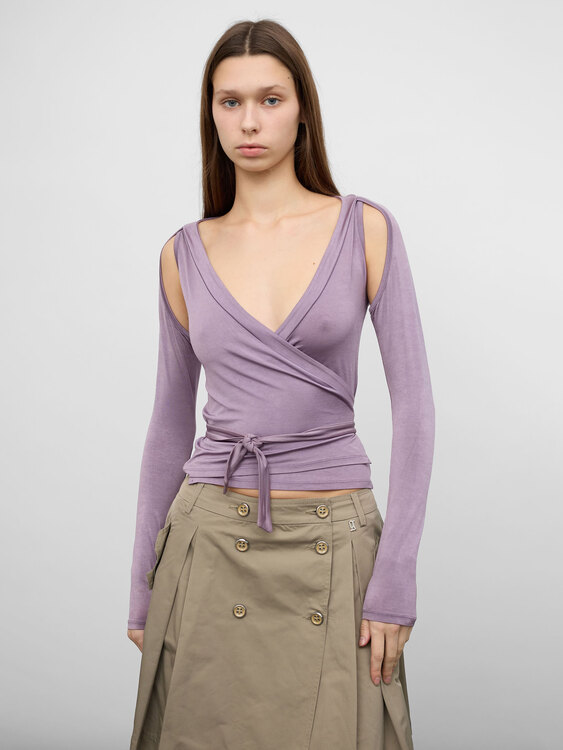Martine Sitbon Lavender Cardigan 