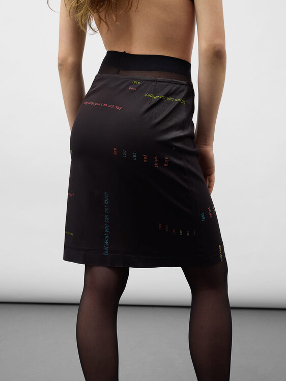 Moschino Black Midi Skirt 