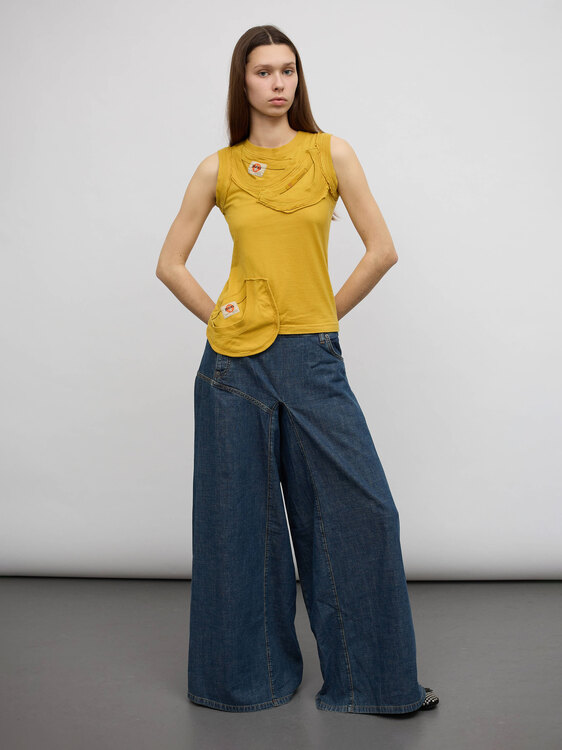 Michiko Koshino Deconstructed Tank Top 