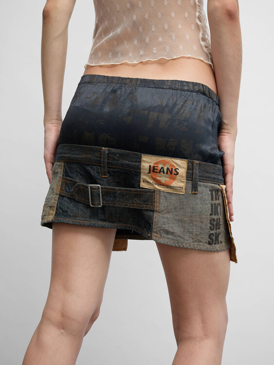 Michiko Koshino Double Waist Skirt 