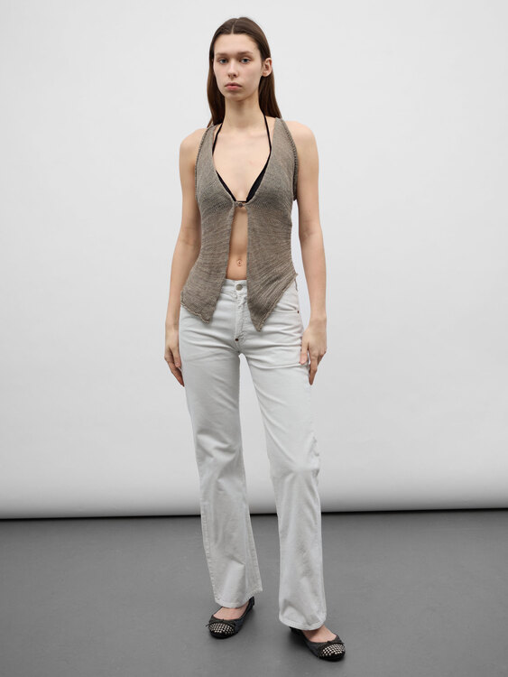 Sarah Pacini Knitted Vest 