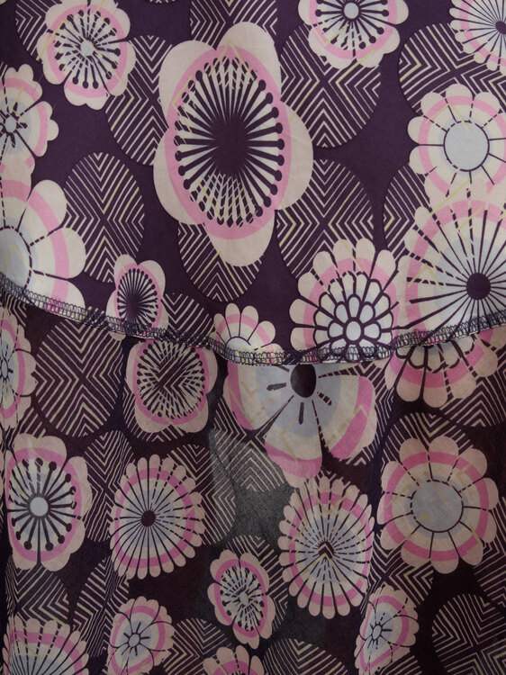 Michiko Koshino Floral Print Skirt 