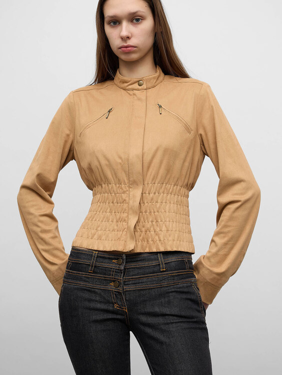 Plein Sud Faux Suede Jacket 