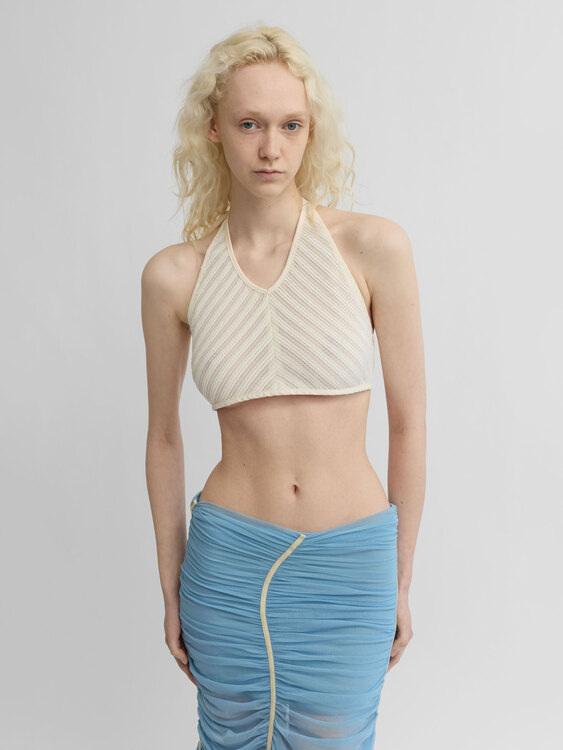 Extē Macramé Halter Top 