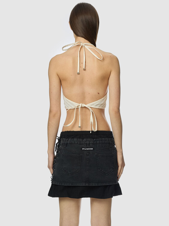 Extē Macramé Halter Top 