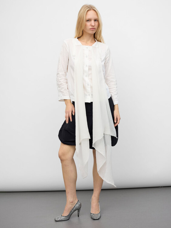 Michiko Koshino Chiffon Panels Shirt 