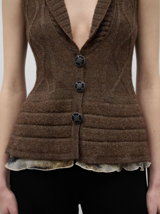 Just Cavalli Knitted Vest 