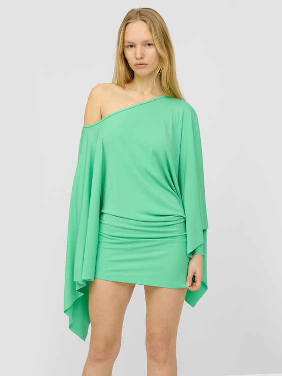 Plein Sud Asymmetrical Mini Dress 