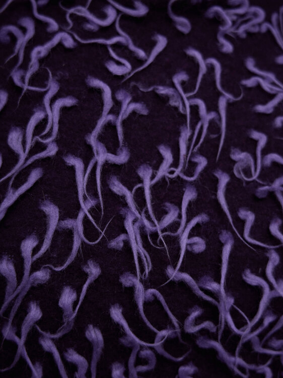 Miss Sixty Purple Fuzzy Top 