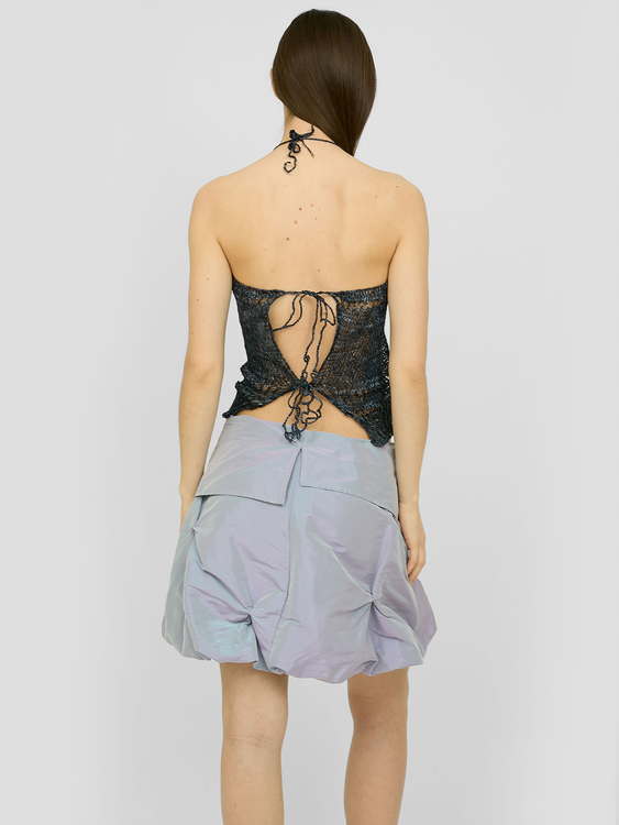 Open-Knit Halter Top 