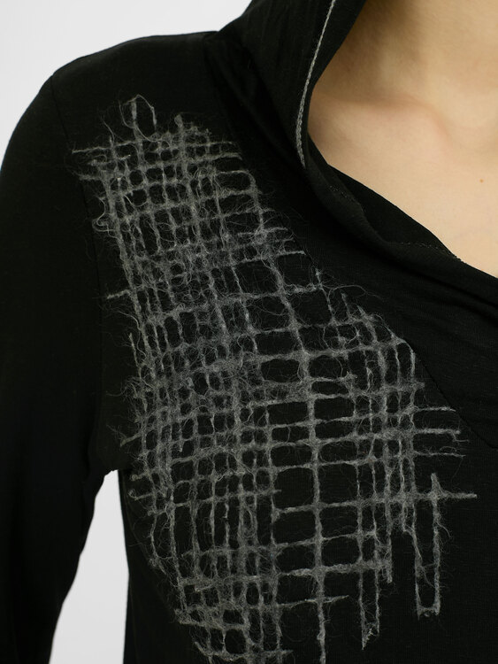 Cop Copine Hooded Blouse 