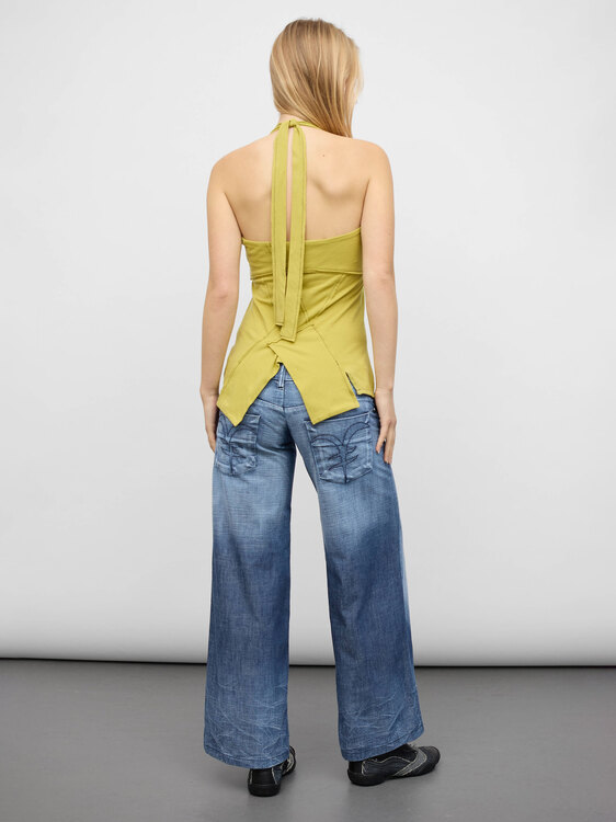 Asymmetrical Halter Top 