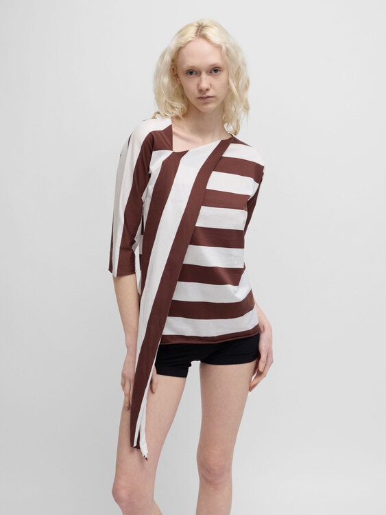 Ann-Sofie Back Striped T-Shirt 