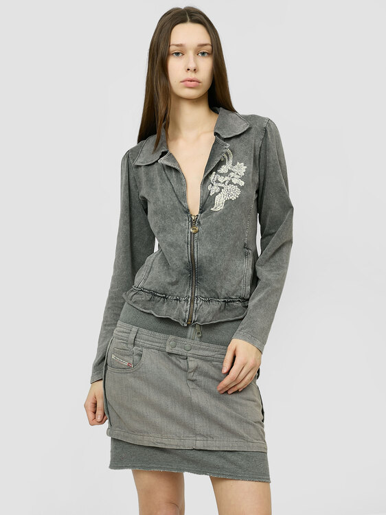 Replay Acid Wash Cardigan 