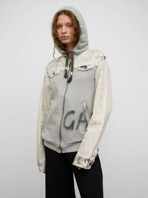 Galliano Deconstructed Hoodie 