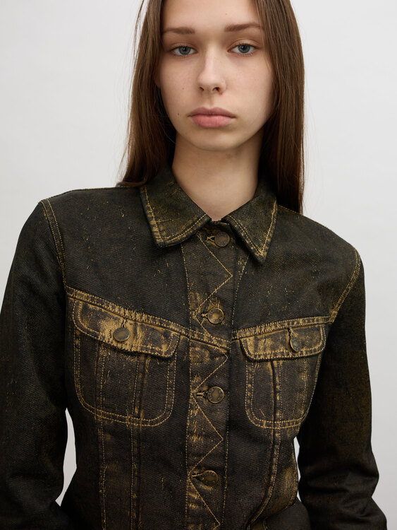 Plein Sud Gold Jacket 