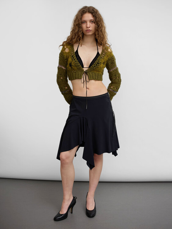 Girbaud Asymmetrical Skirt 