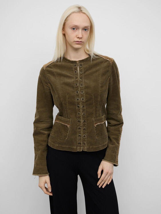 Khaki Corduroy Jacket 