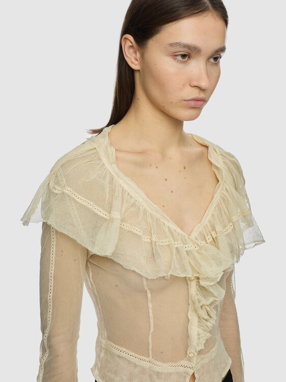 Plein Sud Mesh Blouse 