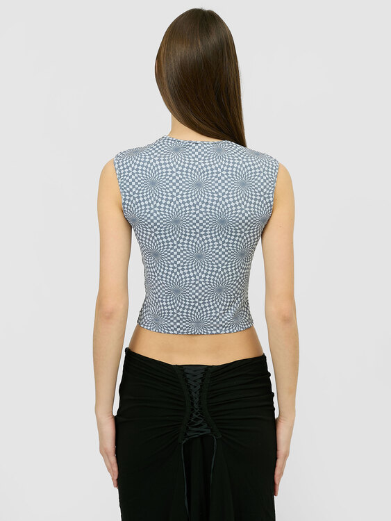 Plein Sud Optical Illusion Top 