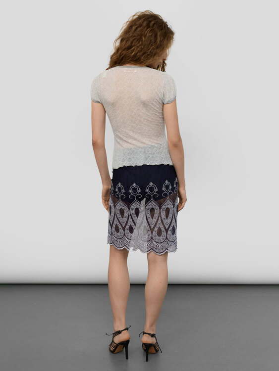 Jean Colonna Mesh Skirt 